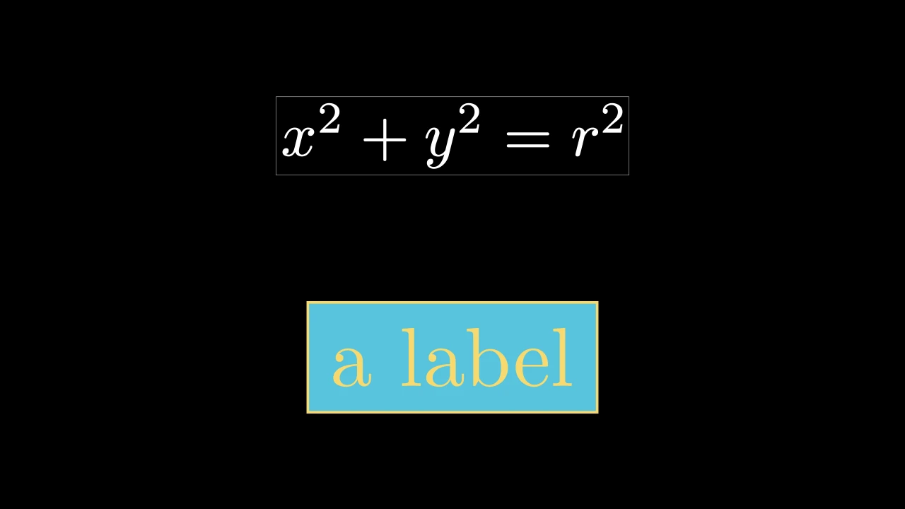LabelExample